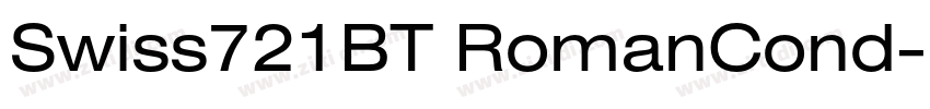 Swiss721BT RomanCond字体转换